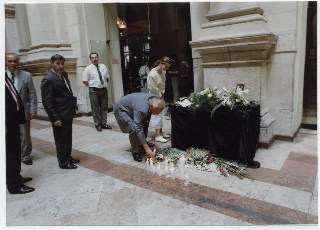 <a href="/node/8">Göncz Árpád köztársasági elnök a Sádt Győző emlékhelynél 1992</a>